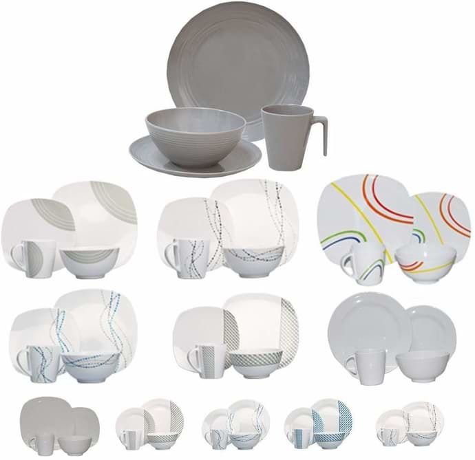 lot de 6 assiettes de camping - Ducatillon