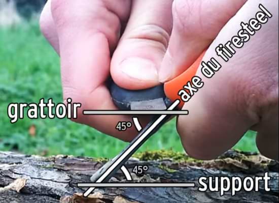 comment utiliser un firesteel pierre a feu