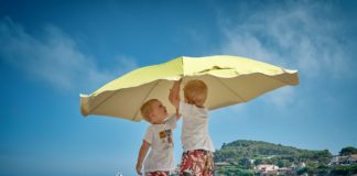 parasol plage anti UV