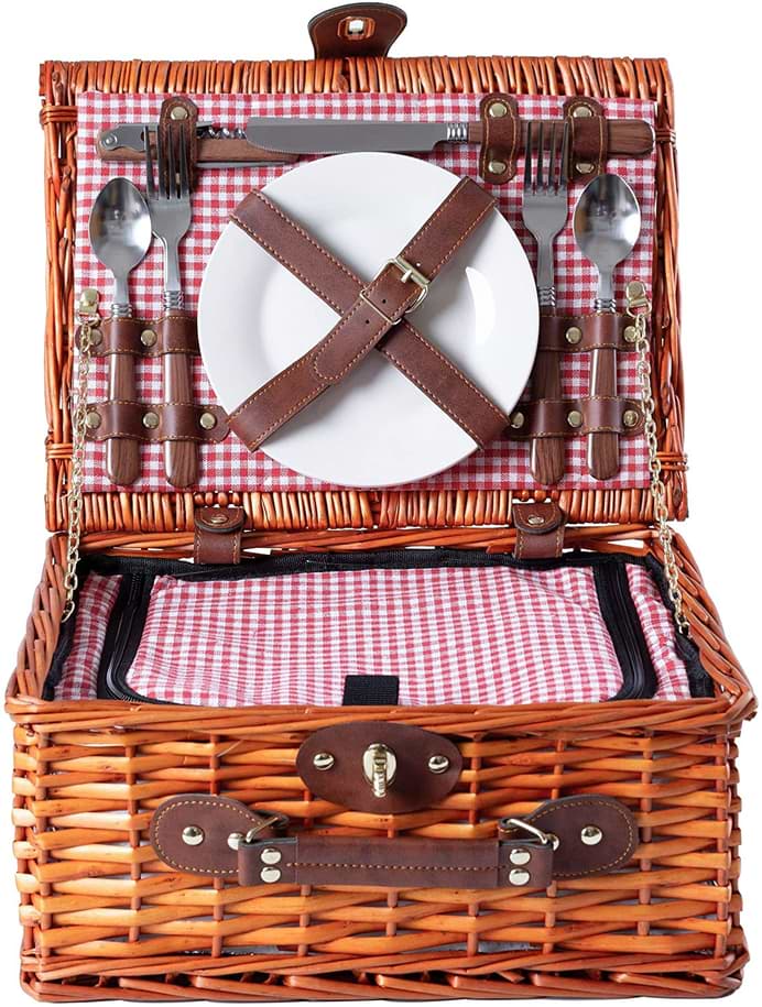 panier pique nique osier