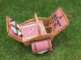 panier pique nique osier