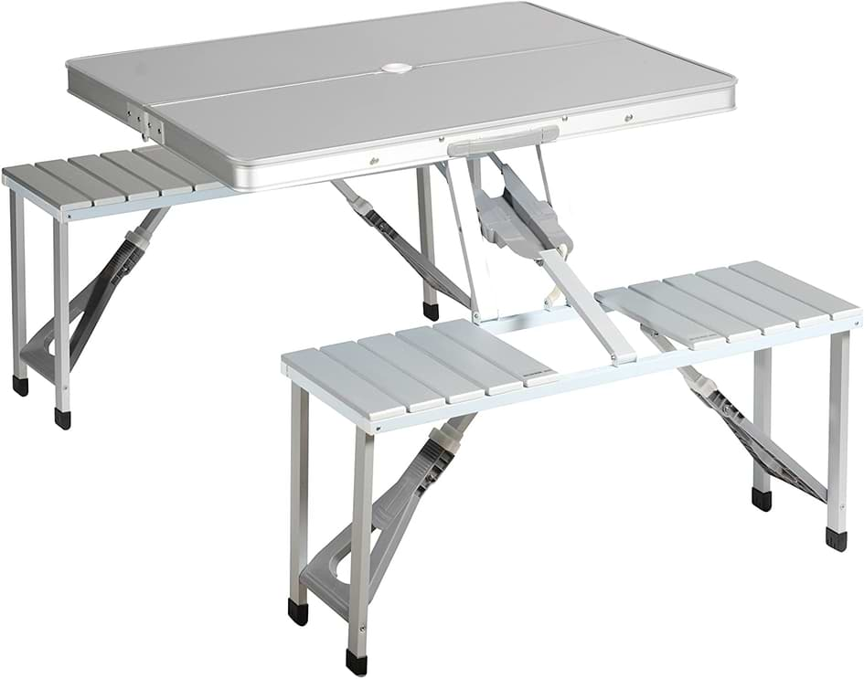 Table de camping JULIAN, Pliable, avec Plateau de table en