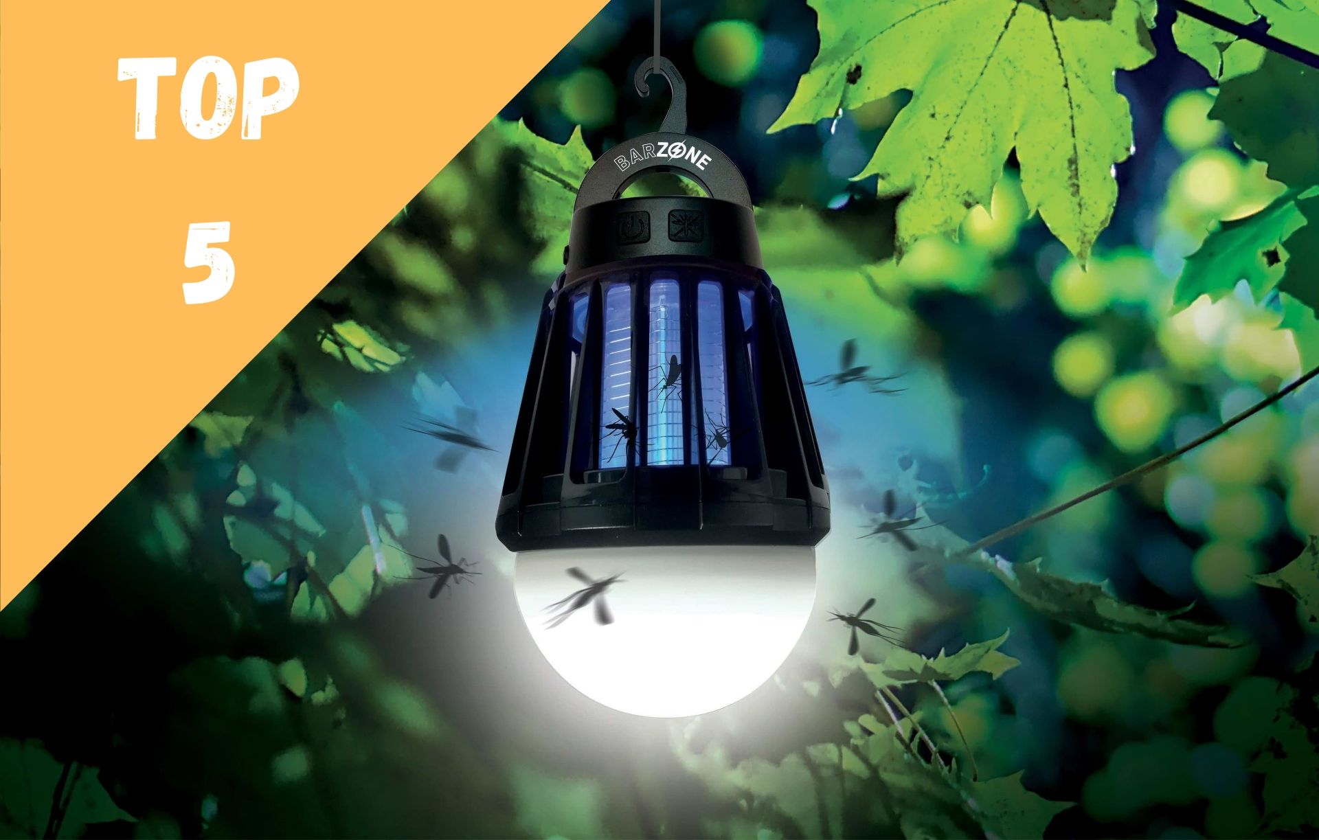 Lampe rayon UV anti moustique insectes efficace intérieur extérieur écologique 