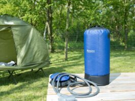 douche solaire camping