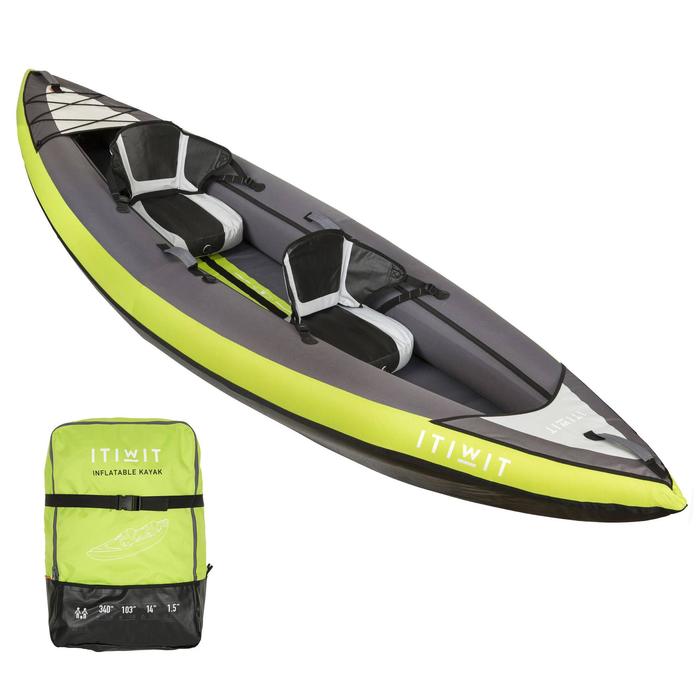 canoe kayak gonflable 1/2 places