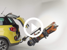 porte ski attelage