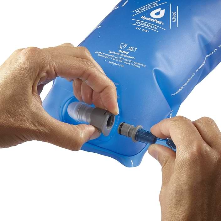 connection tuyau sac hydratation