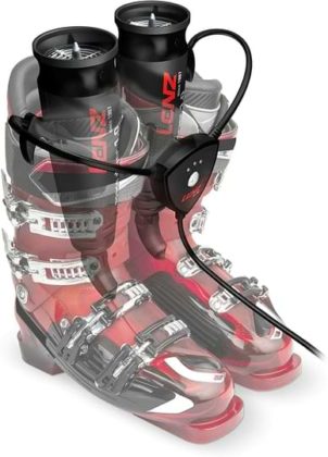 Sèche-Chaussures Électrique - Chauffe-Bottes 46°C - Minuterie 120min - Lumière UV Antibactérie - Pliable