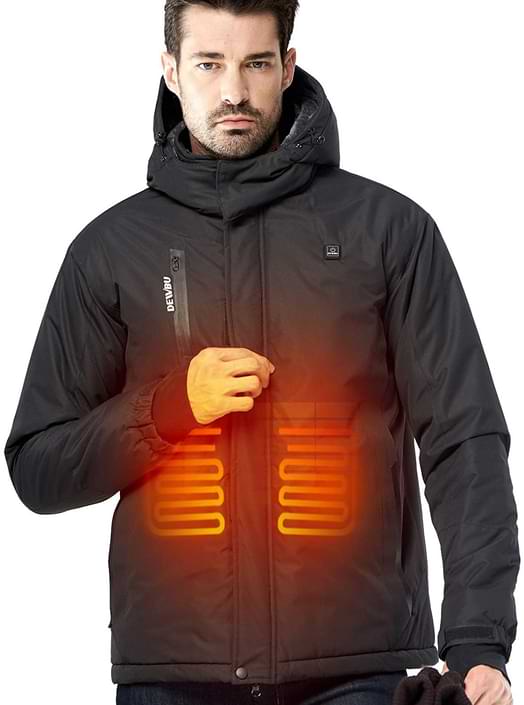 manteau chauffant homme intersport