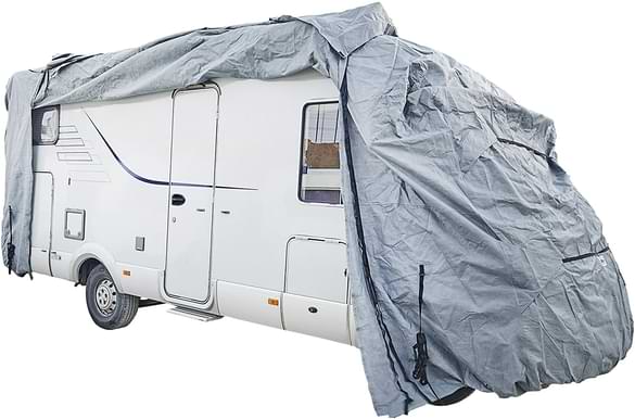 taille housse camping car