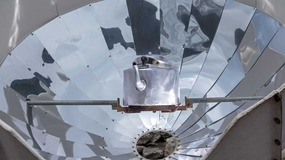 réflecteur cuisson solaire