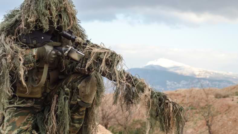 tenue camouflage 3d sniper