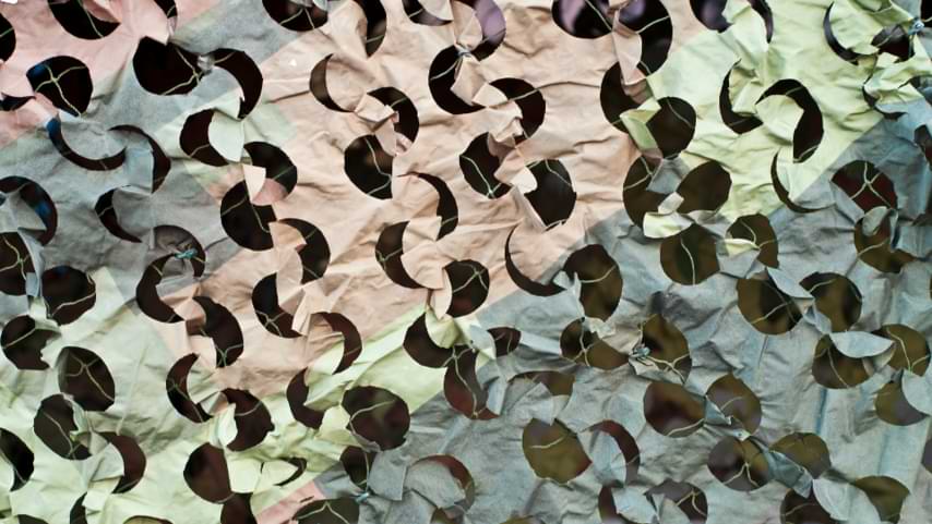toile camouflage renforcé