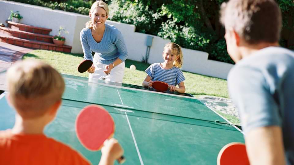 tennis de table famille