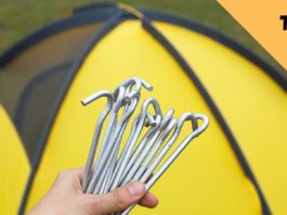 piquet de tente camping sardine