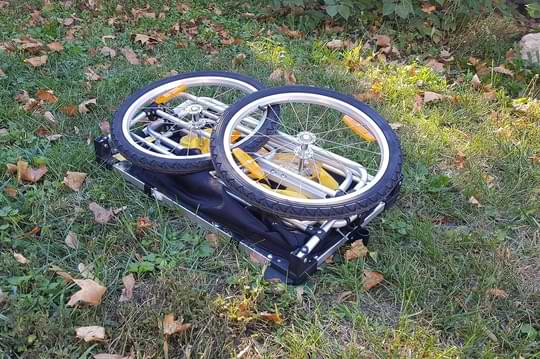chariot de randonnée à pied pliable