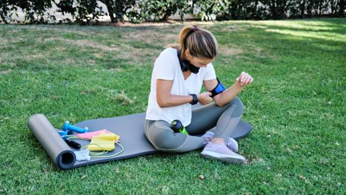 fixation smartphone running