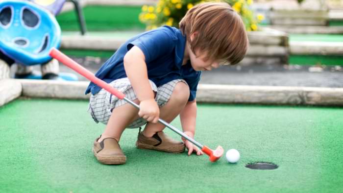 set mini golf enfant jeu