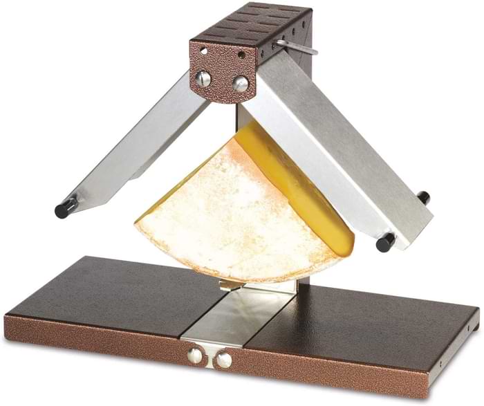 appareil à raclette traditionnel alpage inox