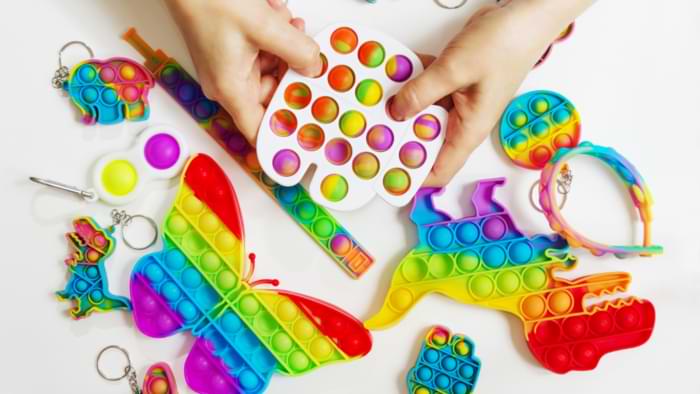 pack fidget toy pop it