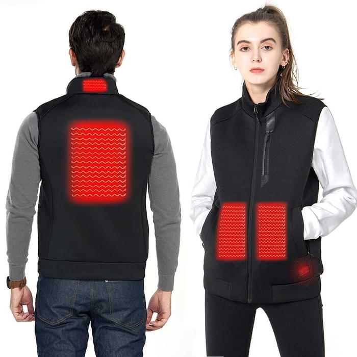 Kintiwe Gilet Chauffant Femme, Veste Chauffante Homme avec Batterie Incluse,  3 Niveau de chauffant, 5 zones chauffante, Hiver extérieur Vêtement pour  les Sports de Plein Air : : Mode