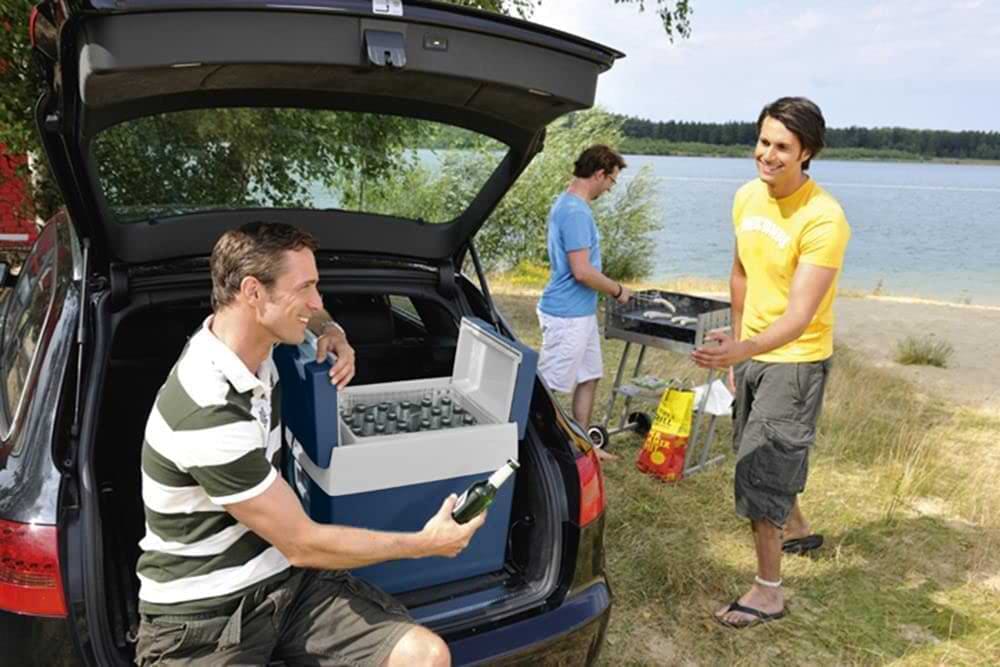 Glacière électrique mini réfrigérateur portable frigo voiture voyage  camping 50L