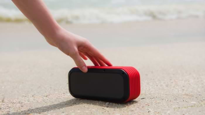 enceinte étanche plage sable