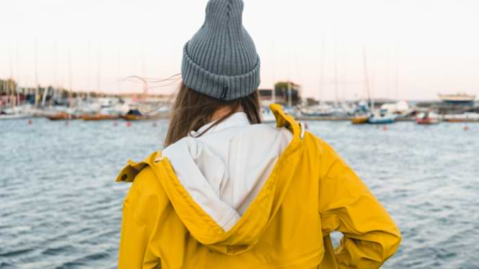 kway avec capuche femme