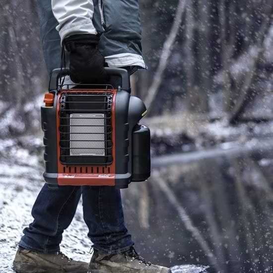 chauffage portable au gaz hiver