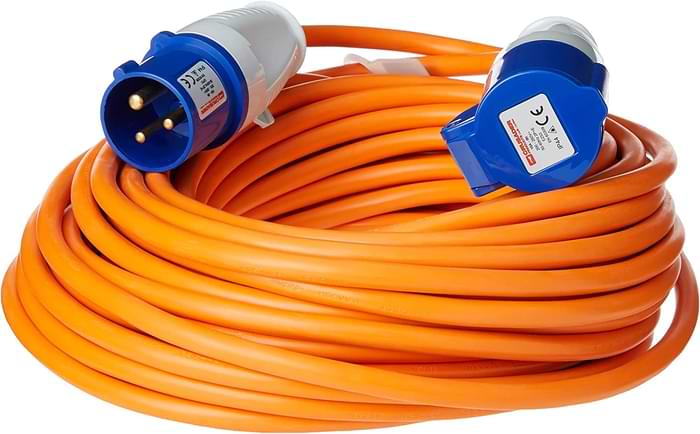 rallonge electrique 25m camping car prise camping