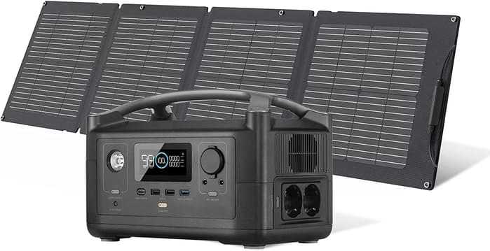 generateur solaire avec ecran lcd panneau solaire