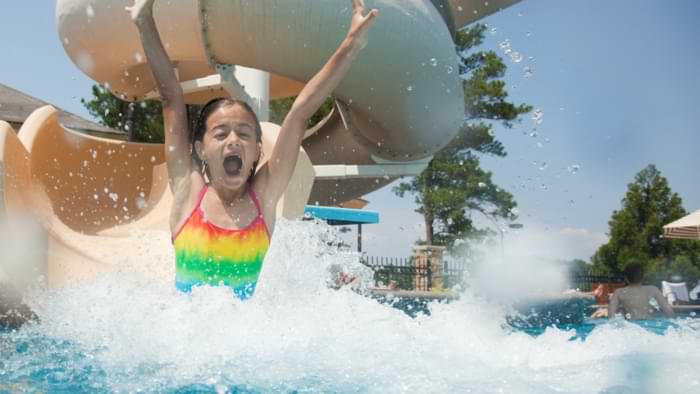 jeux d'eau enfant camping