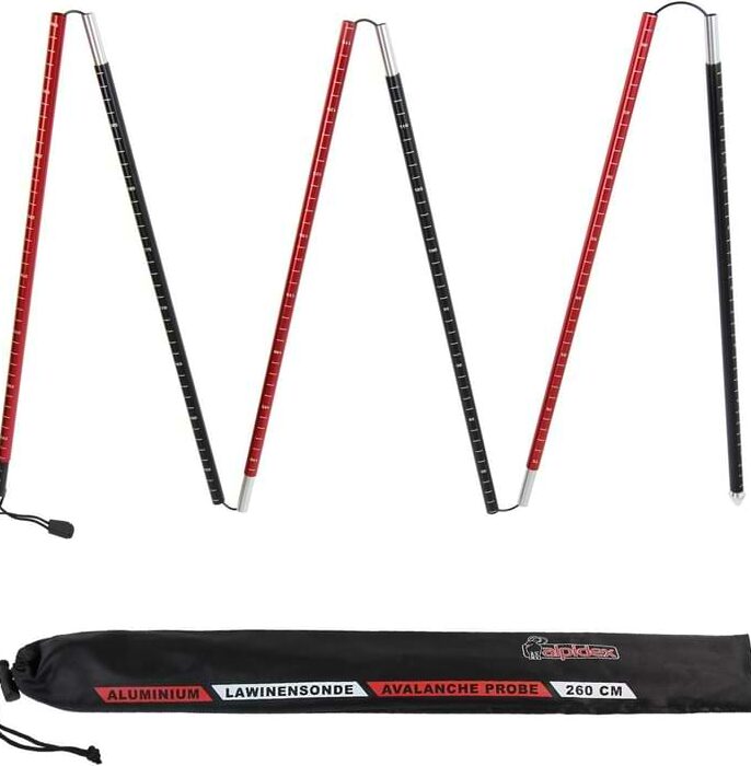longueur sonde avalanche pliable