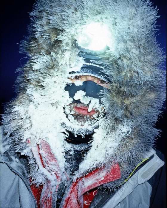 glace antarctique mike horn gelé