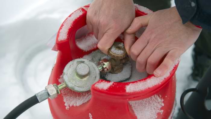 gaz propane froid