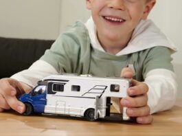 camping car majorette miniature