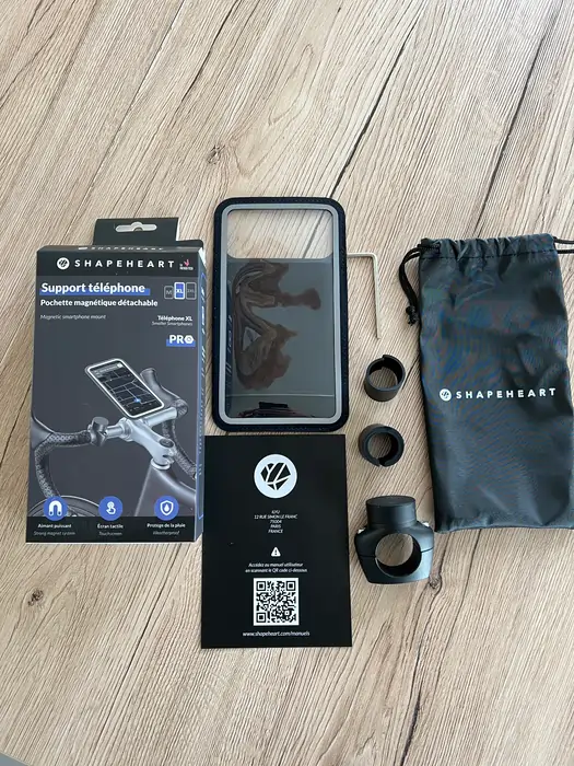 ouverture boite support telephone vtt shapeheart