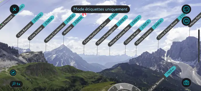mode étiquette uniquement