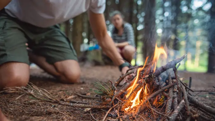 feu de camp survie