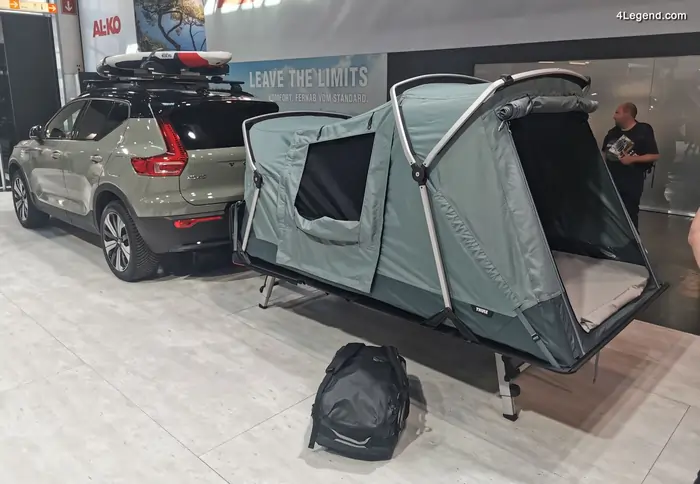 tente outset thule dépliée