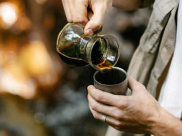 Cafetière de randonnée
