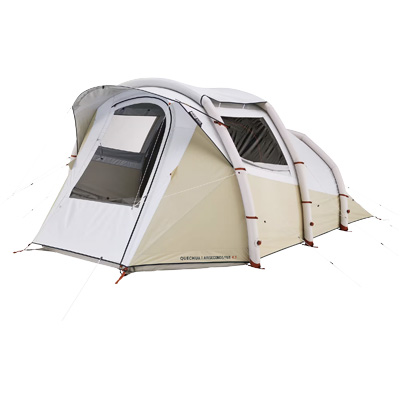 Tente gonflable de camping - Air Seconds 4.1 F&B - 4 Personnes - 1 Chambre