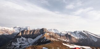 Tente ultra-légère 1 place en montagne